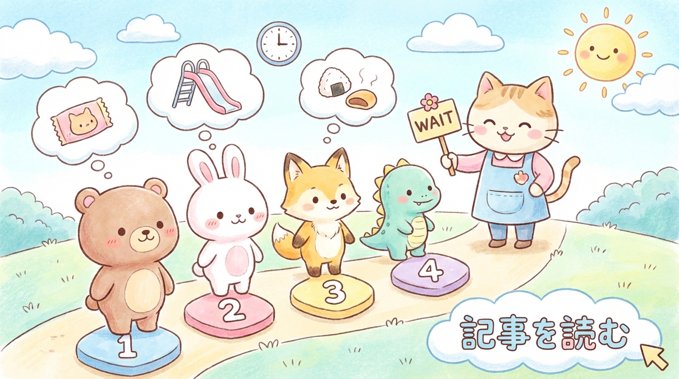 発達障害のお子さんが順番を守れるようになる方法