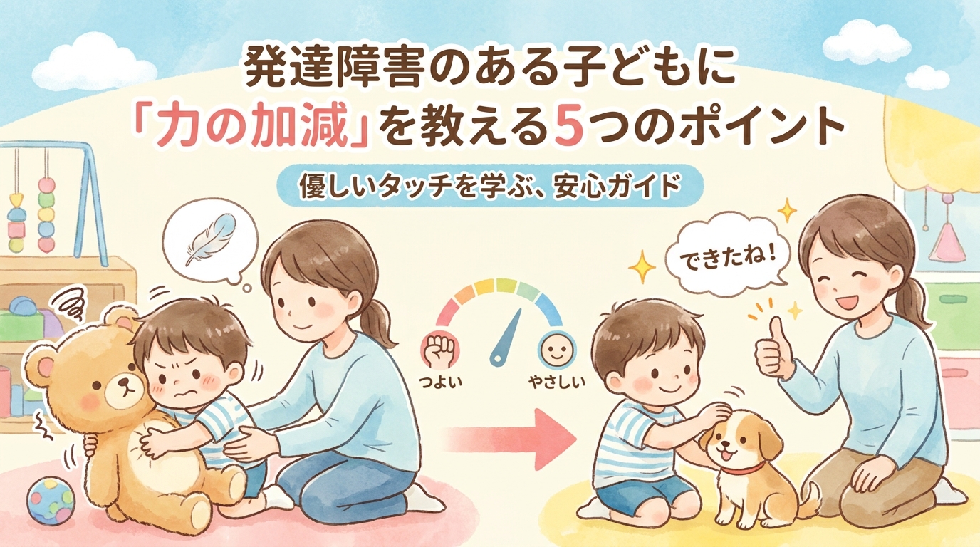 発達障害の子に力加減を教える5つのポイント