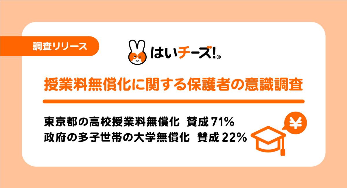 授業料無償化に関する保護者の意識について