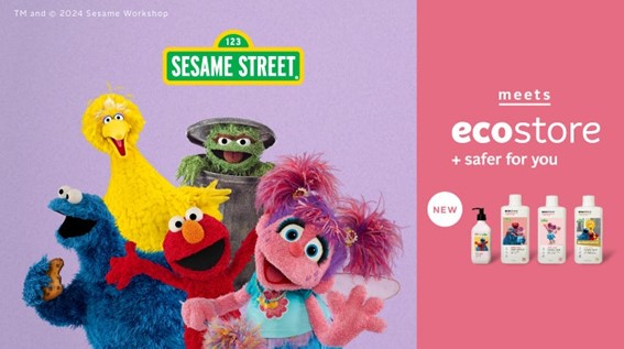 子どもたちの未来を守るために、ecostore(エコストア)とセサミストリートのコラボレーション