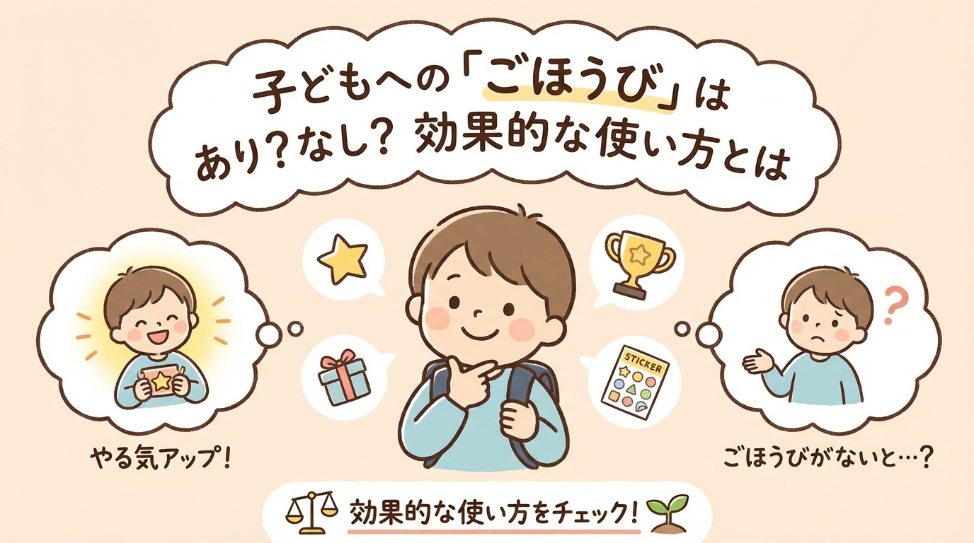 子どもに「ごほうび」を与えるのは良いこと？悪いこと？上手な使い方