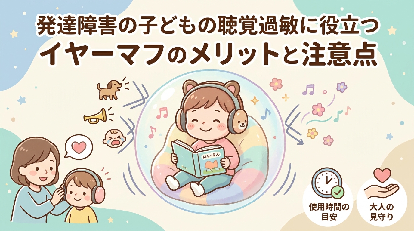 聴覚過敏のお子さんに役立つイヤーマフのメリットと注意点