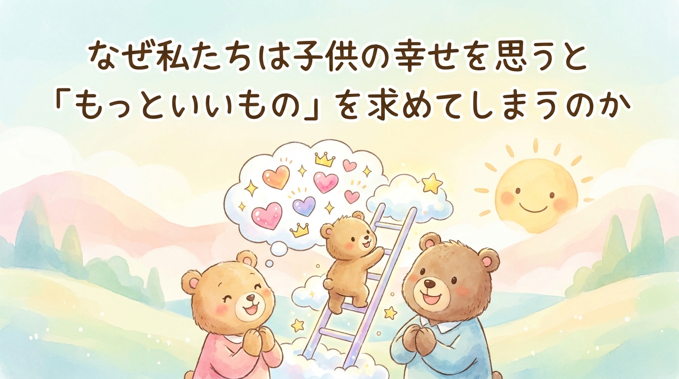 子どもの幸せを考えると「より上」を望んでしまう理由