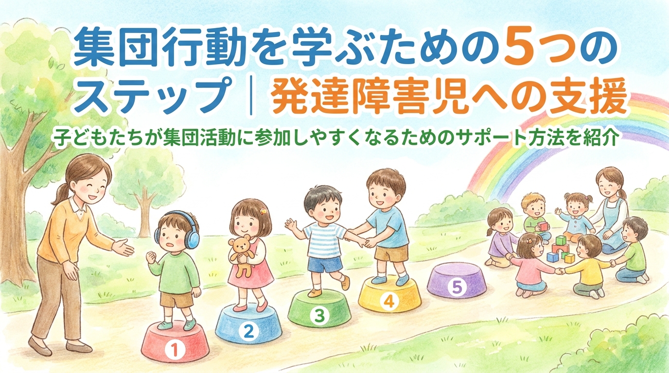 集団行動を身に付けるための5ステップ｜発達障害支援