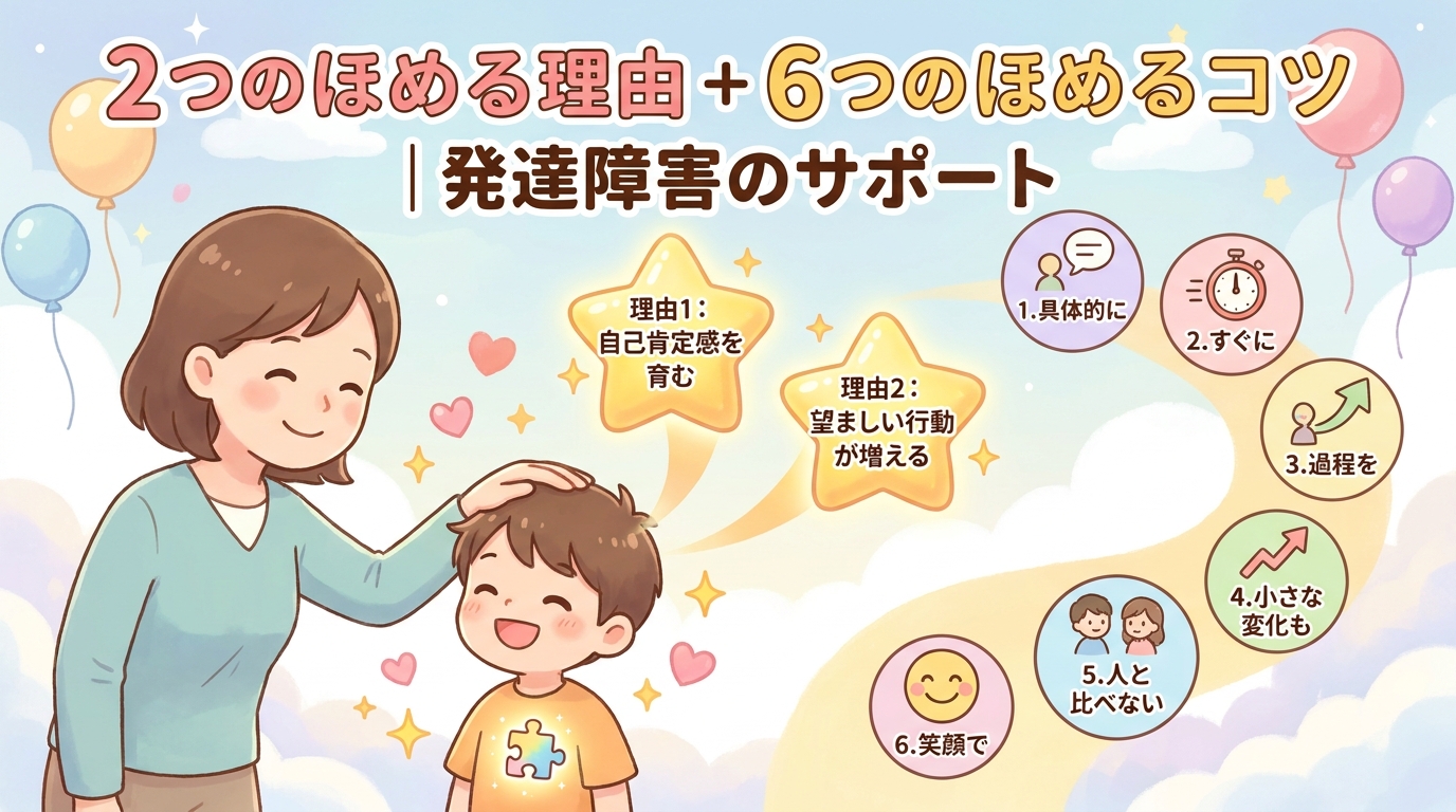 褒める2つの理由+褒め方のポイント6選